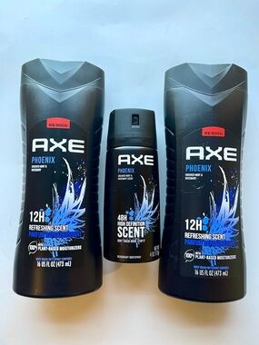 AXE Phoenix Body Wash & Deodorant Body Spray Set -NEW